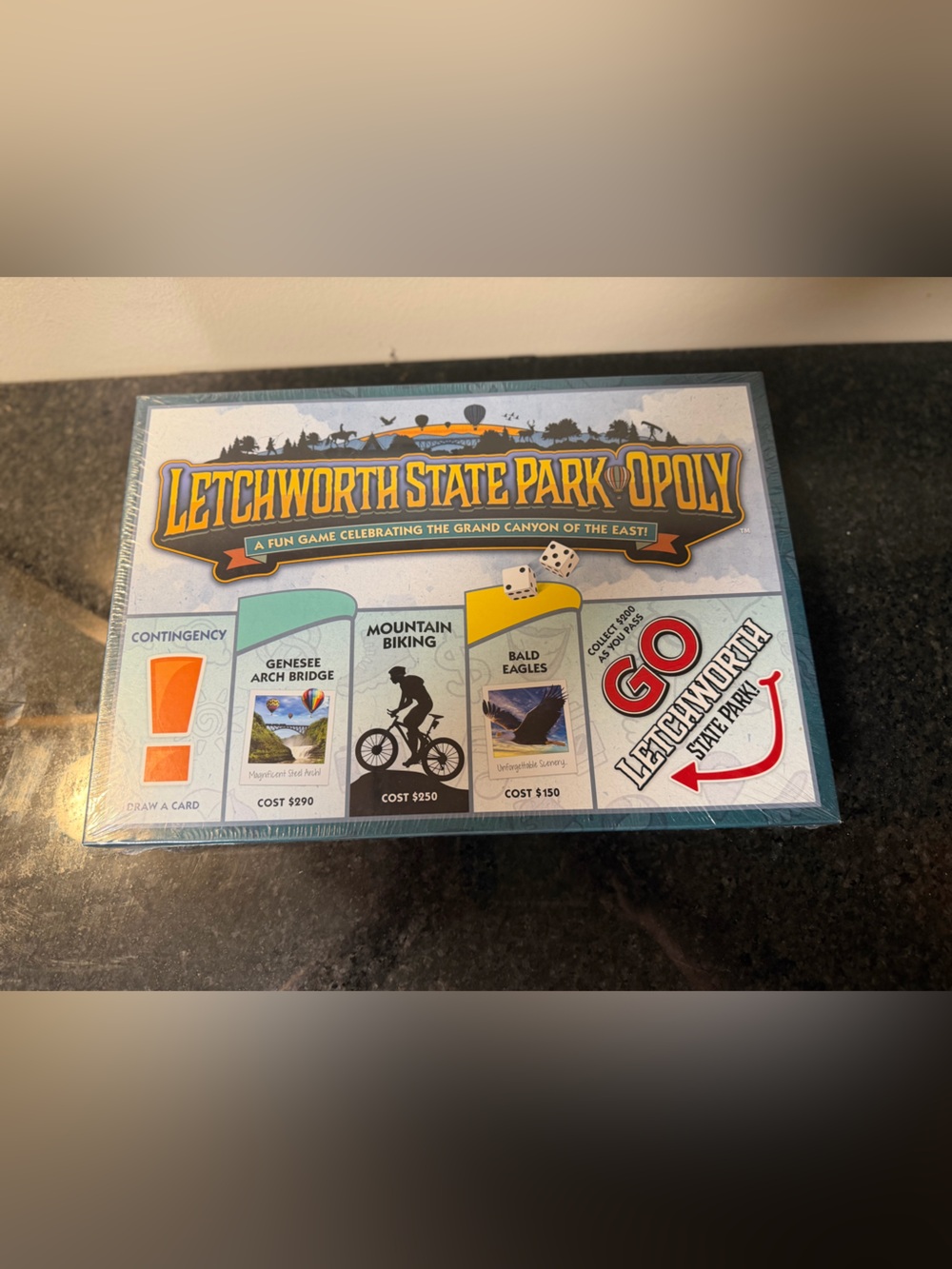Letchworth State Park Opoly Board Game Monopoly Limited Edition NY Brand New